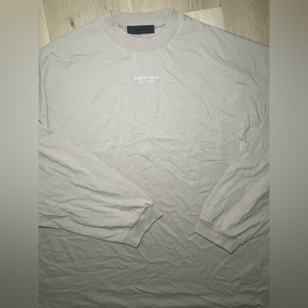 Fear of God Essentials Oatmeal Long Sleeve